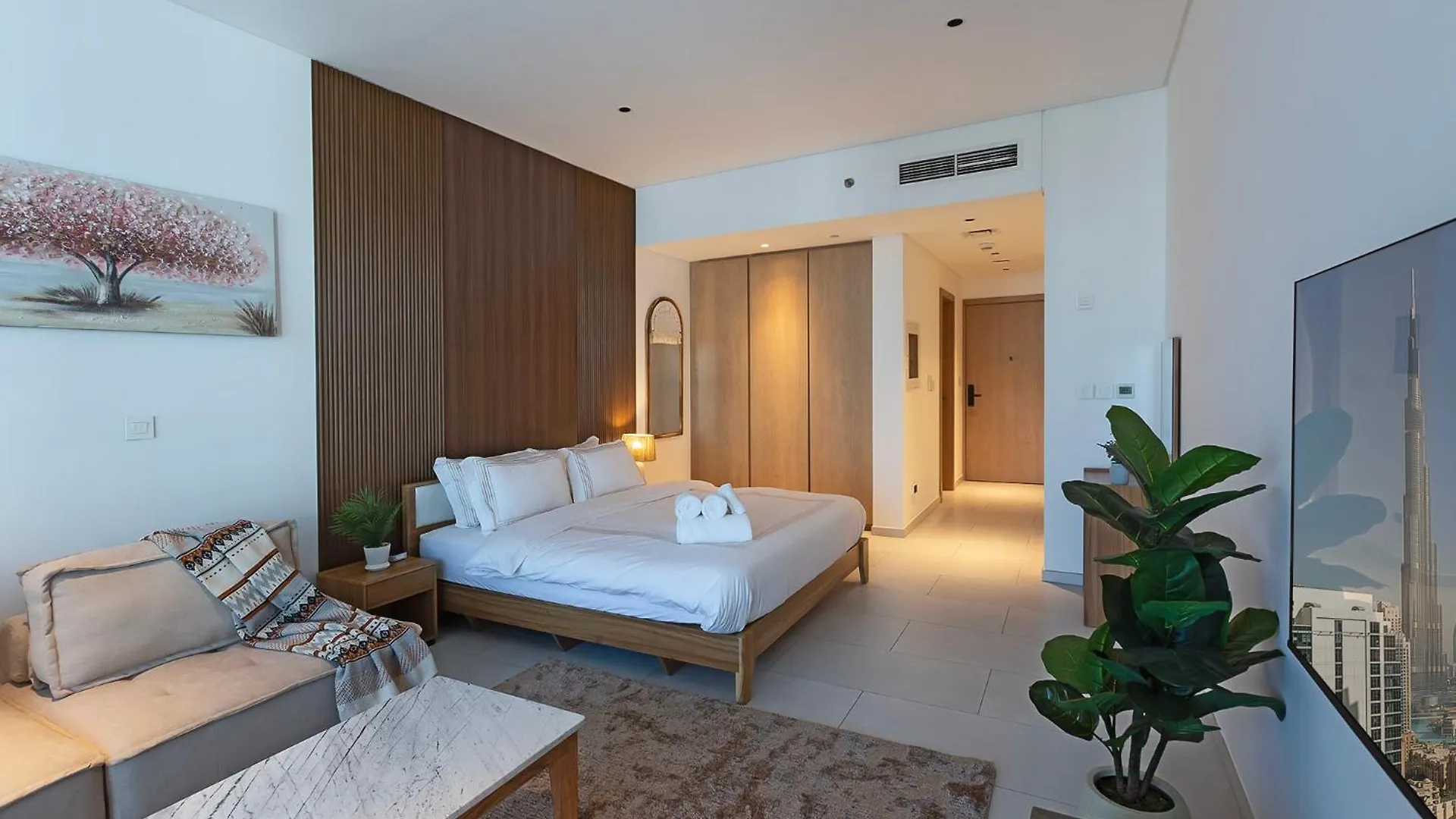 アパート Burj & Beyond - Luxury Stay With Burj Khalifa View ドバイ